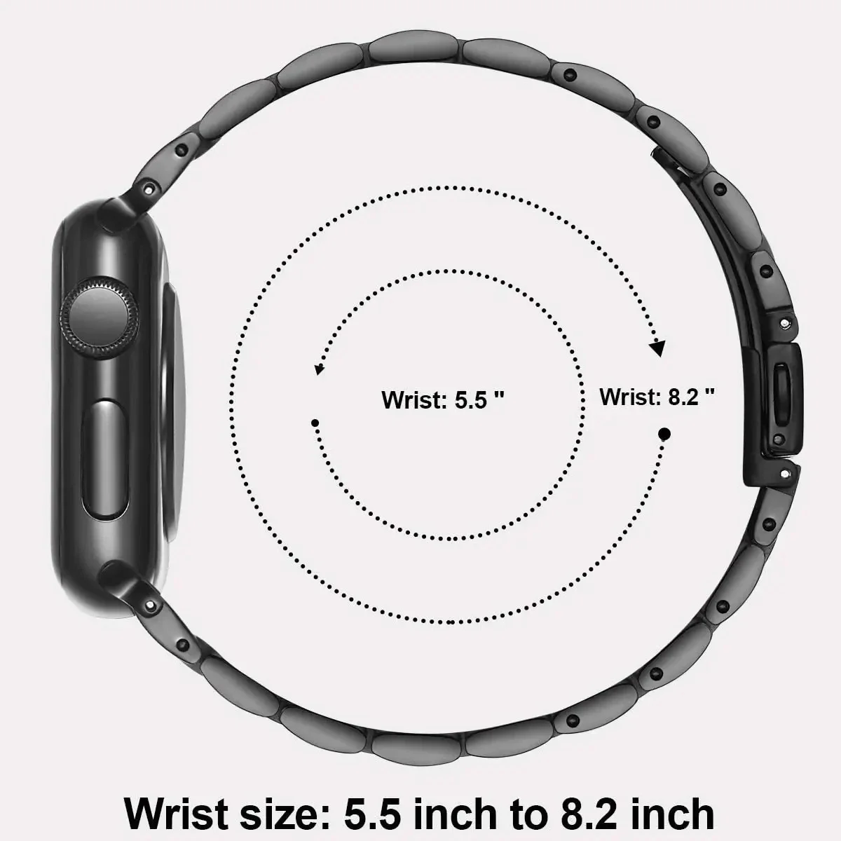 รูปสินค้า สายนาฬิกาสแตนเลส 41-46 มม. สำหรับ Apple Watch รุ่น Ultra 2 และ Series 10-3