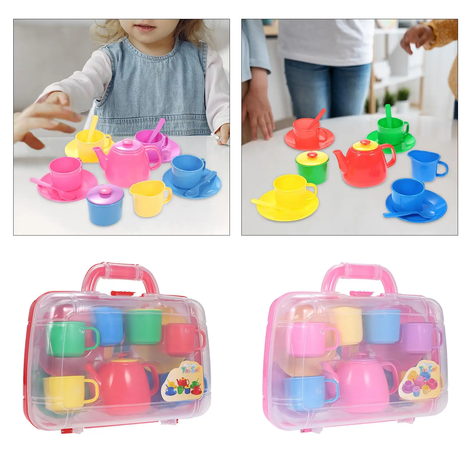 Montessori Toys Educational Toy Interaction Game Easy Use Tea Party Set