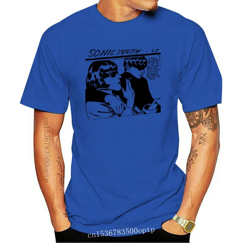thumbnail image 1 of Cool Sonic Youth Goo Cartoon Fiction Retro Vintage Unisex y camiseta para mujer, 1 of 5