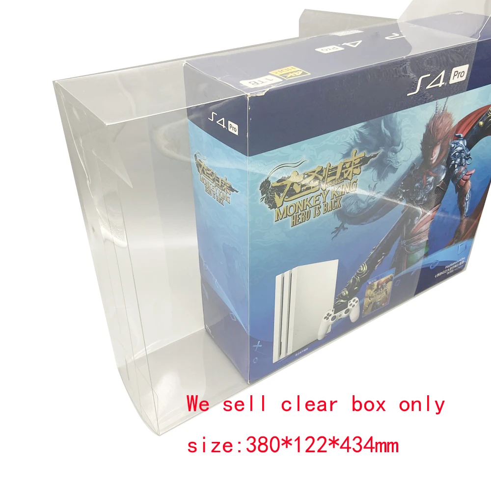 【プレステ４】美品  おまけあり Transparent clear PET cover for Playstation 4 for PS4 1100