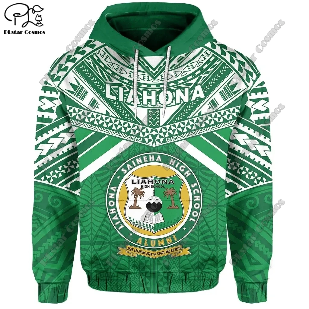 PLstar Cosmos 3D Print Newest Tattoo Tonga Liahona High School Art Harajuku Streetwear Pullover Unique Unisex Hoodie/Zip   L4