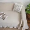 Sofa Cover Plain Color Garden Flounces Elegant Multi Functional Couch Chair Cover Thick Retro American Factory Direct Supply 4