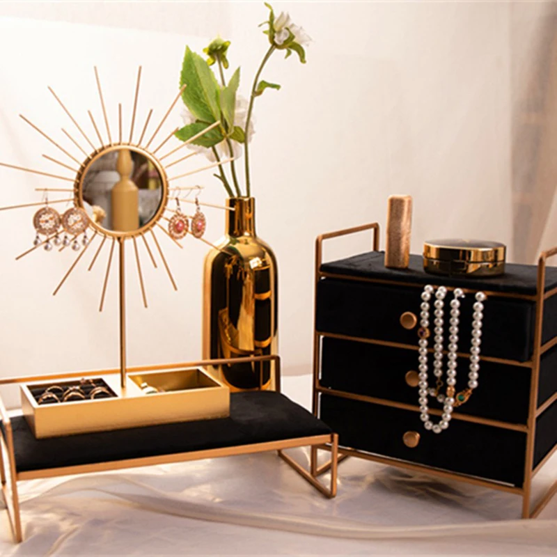 Marco De Exhibición De Joyería Vintage, Soporte Para Aretes De