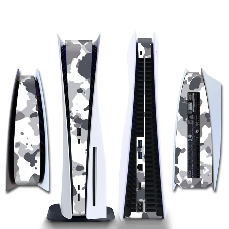 Middle Stickers Skin For PS5 CD-ROM/ Digital Edition Protective Shell Game Console Middle Replacement Decoration Strip 