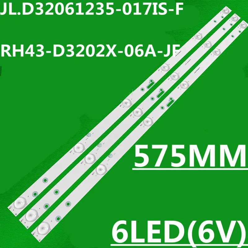LED 백라이트 바 JL.D32061235-0171S-F SJ.HL.D3200601-2835BS-F, L3210 32LE12J LE32D99 LED32HD320 LED32HS36 HV320WHB-N81, 30