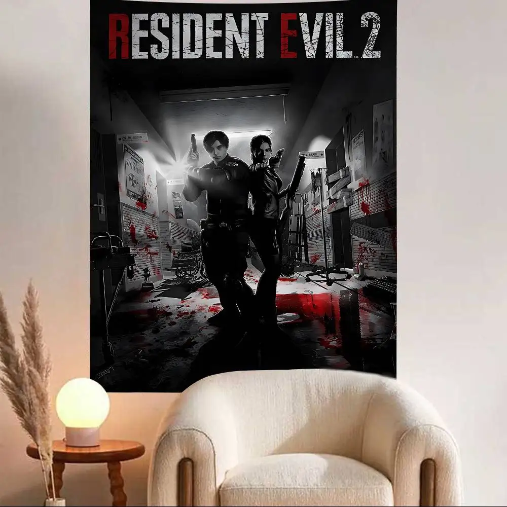 Resident Evil Sci-Fi Wall Tapestry - Home Decor Art Piece