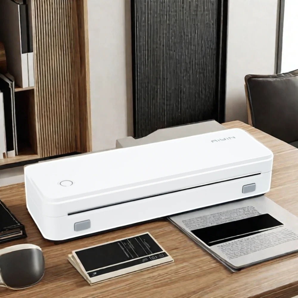 8인치 216mm 휴대폰 연결 무잉크 휴대용 A4 미니 무선 모바일 미니 감열 블루투스 프린터