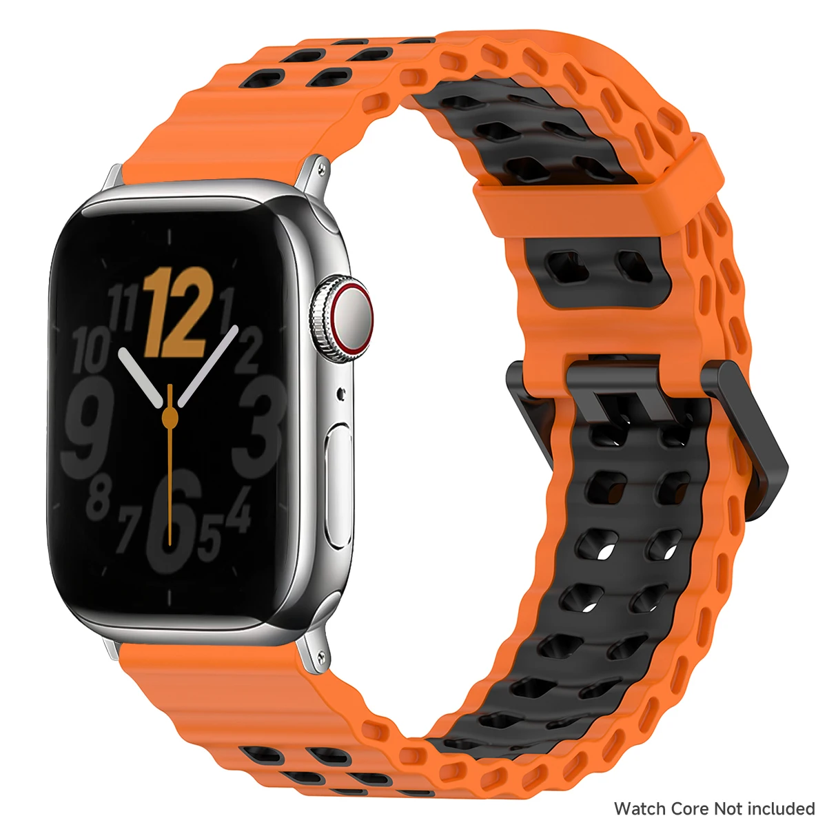Silikonarmband für Apple Watch Ultra 3 49 mm Band Atmungsaktives Armband für iWatch Serie 11 10 42 46 mm 9 8 7 6 SE 45 mm 44 mm Armband – Detail 34