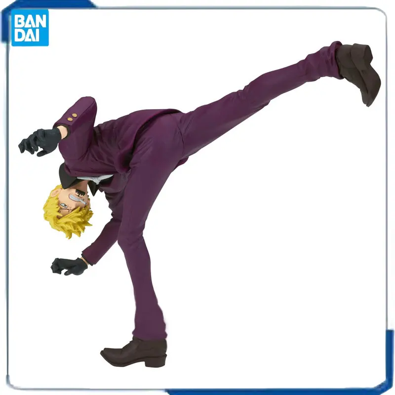 

Bandai Brand New Genuine One Piece Japanese Anime Figures Sanji Action Figure PVC Decisive Shape Desktop Decoration In Stock