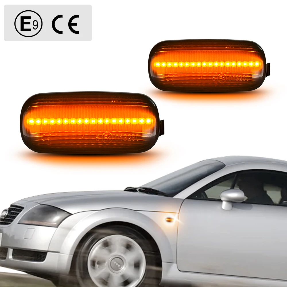 Led Parafango Anteriore Led Side Marker Lamp Dynamic Sequential Blinker Led Indicatori Di Direzione Per Audi A3 S3 8P 2003-2008