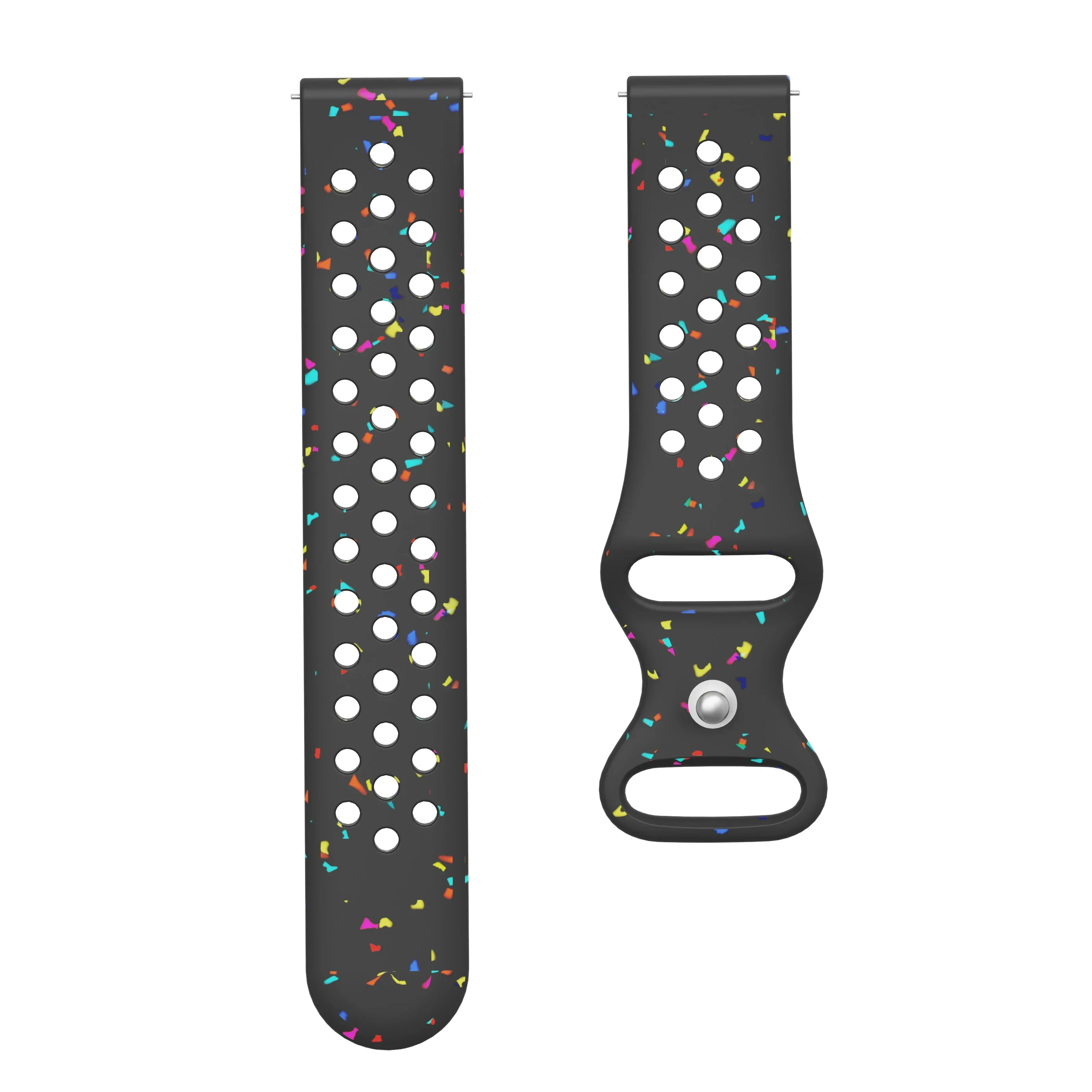 Silicone Sport Strap - 22mm Watchband Accessory
