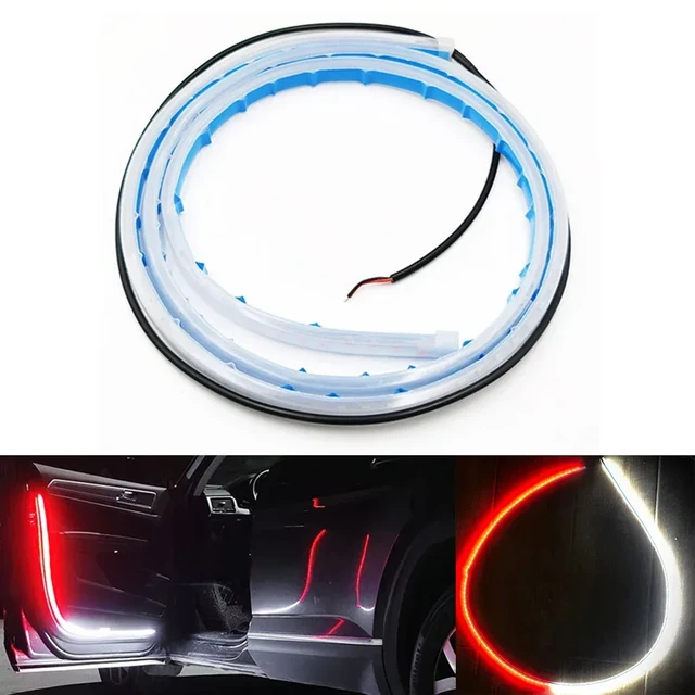 1X luci di avvertimento per l'apertura della portiera dell'auto benvenuto  lampada di segnalazione stroboscopica di sicurezza a Led per Auto  impermeabile Led ambientale decorativo per Auto - AliExpress