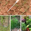 Stainless Steel Wood Handle Garden Weeder Hand Weeding Removal Cutter Puller Tools Multifunction Weeder Transplant Garden Tools 6