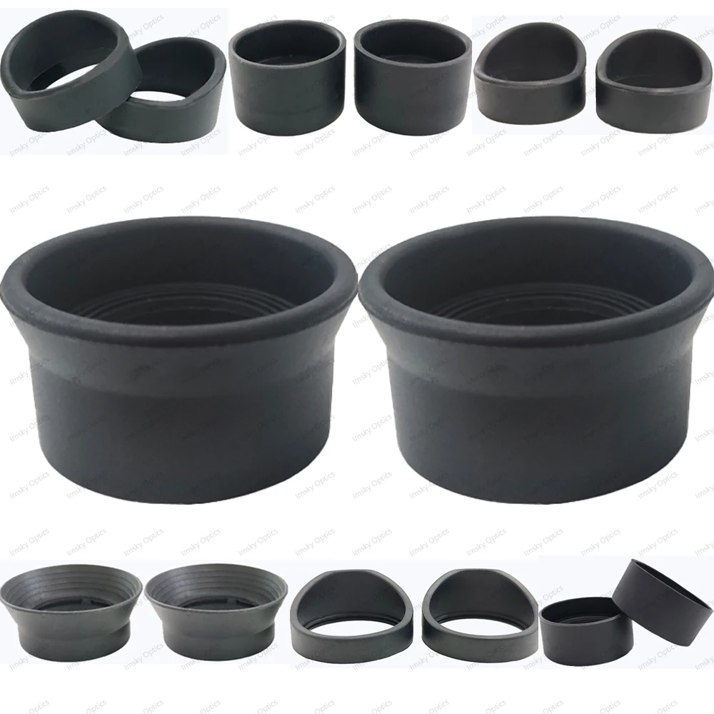 2 Pièces Oculaires En Caoutchouc 33-39mm - Protège-œil Pour Microscope Ou Jumelles - Neuf