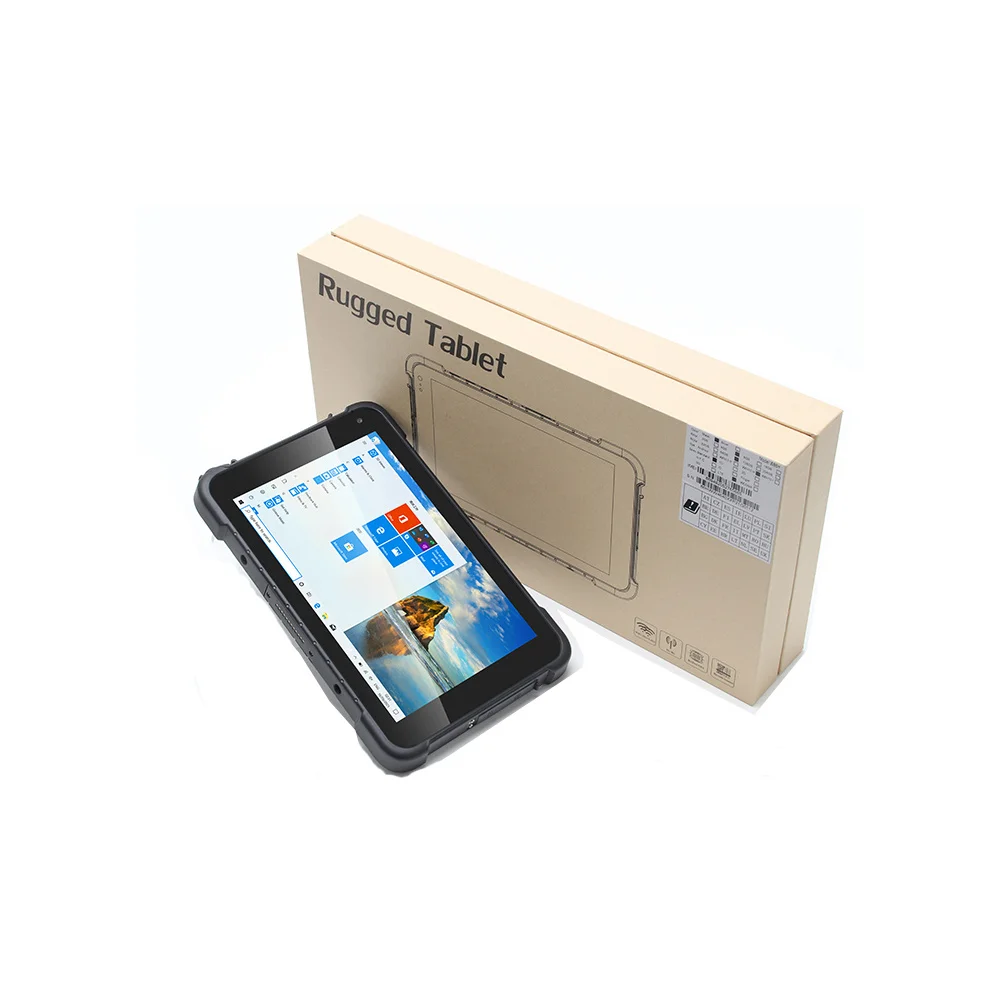 Uniwa Winpad W86H Rugged Waterproof Tablet 8.0Inch HD 4GB+64GB Android 5.1 Tablets 8500mAh Battery Rear Camera 5MP Mobile Phones