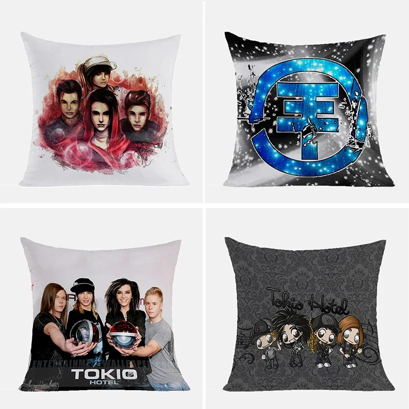 

Pillowcase 40x40 Tokio Hotel Pillow Covers Decorative Sofa Cushions Cushion Cover 40x40cm Pillows Luxury 45x45 Cases Pillowcases