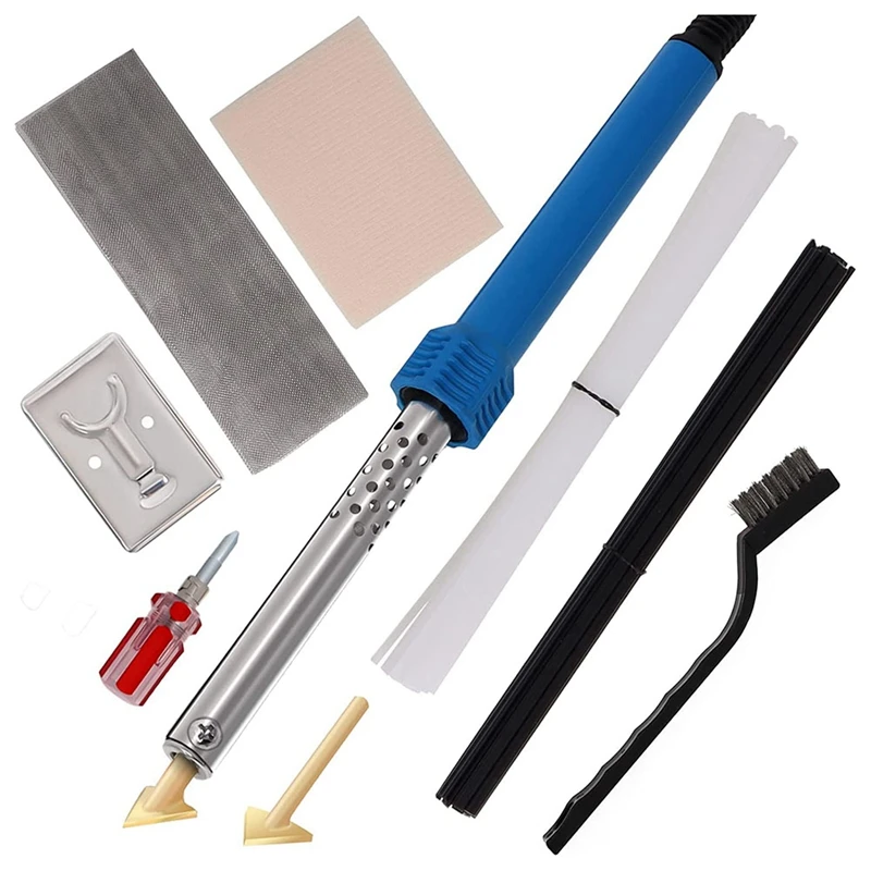 

Plastic Welding Repair Kit -80W Plastic Welder Tools For Car Bumper, Kayak, Canoe,DIY,Dashboard,110V US Plug