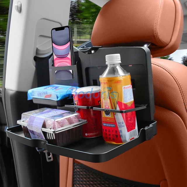 Porte-gobelet de voiture pliable universel, support de bouteille, support  de bouteille d'eau, boissons, table de siège arrière, accessoires de  voiture - AliExpress