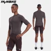 YKYWBIKE Men's Performance Top UPF 50+ Summer Cycling Jersey Short&Long Sleeve Breathable Bike Shirt Cycling with YKK Shirt MTB 3