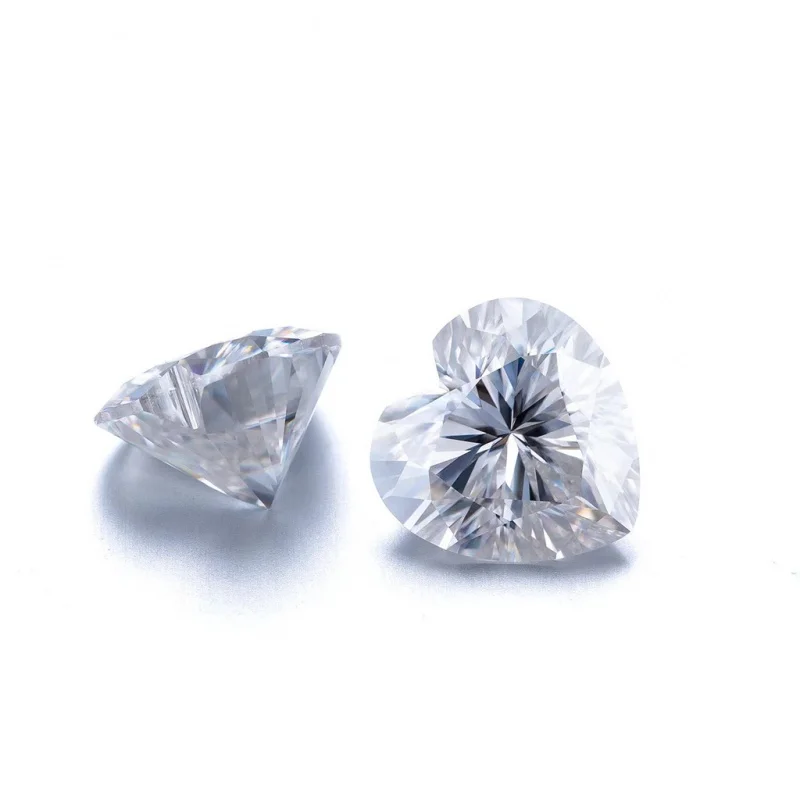

Большой белый Муассанит в форме сердца, Свободный Камень 6CT-10CT, ювелирный камень