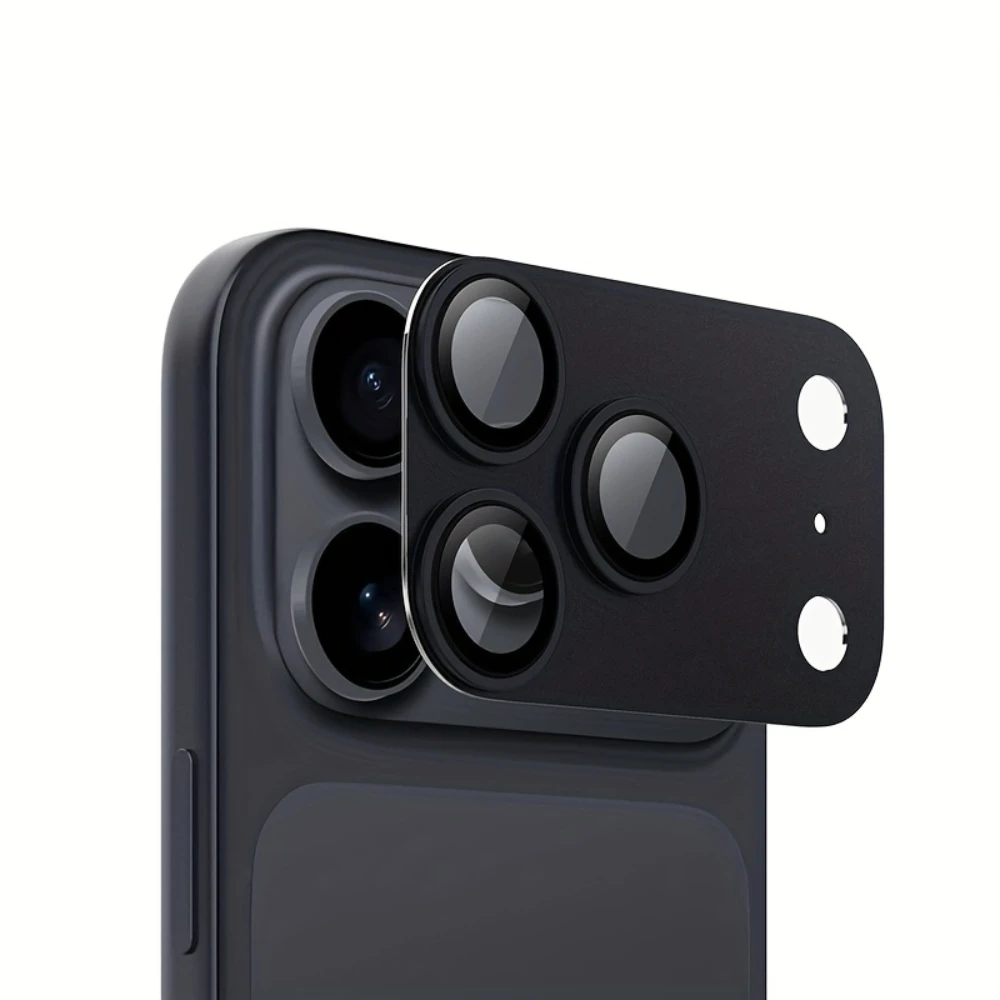 Premium Metal Glass Camera Lens Protector for iPhone - Durable Lens Cover Accessory