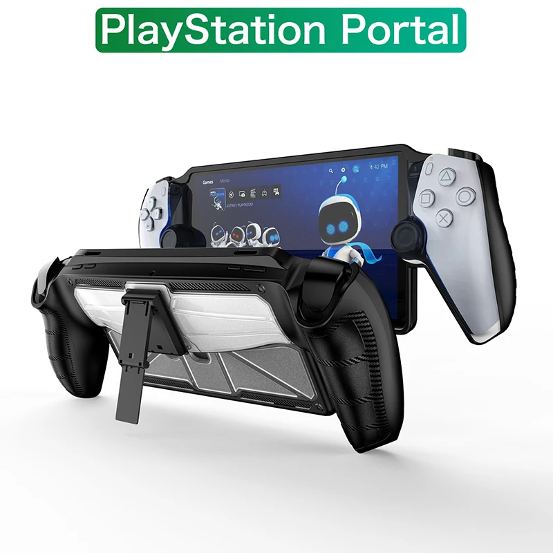 

Чехол из ТПУ с держателем для Sony PLAYSTATION port, защитный чехол для джойстика, противоскользящий чехол с защитой от падения для PS5
