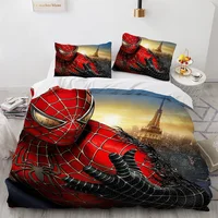 Peter Parker Spider-Man Bedding Quilt Cover Student Bedding Soft Microfiber Bedspread Lightweight Coverlet 5