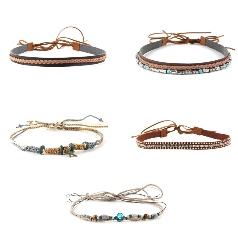 

Bohemian Hat Strap Outdoor Decorative Hat Strap for Adult Teens Cowboy Hat