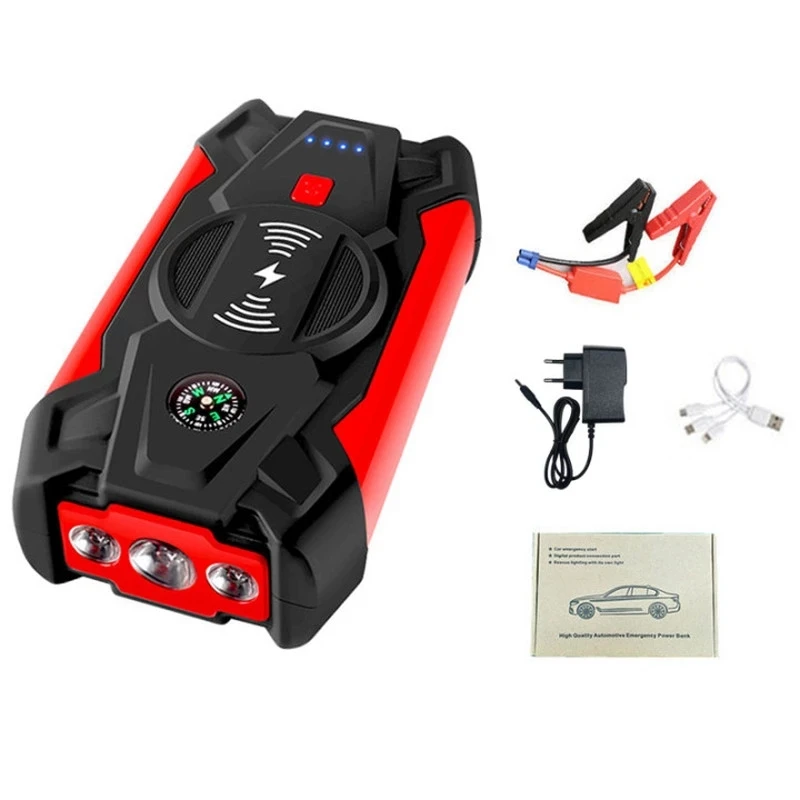 39800Mah Car Jump Starter Power Bank Caricabatteria Portatile Per Auto Caricabatteria 12V Auto Emergency Start-Up Lighting Spina Europea