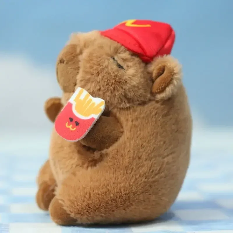 Capybara Puffer Fish Doll Keychain Charm