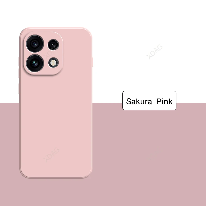 Enhanced Liquid Silicone Soft Back Cover with Internal Flocking - Stylish and Durable Phone Case