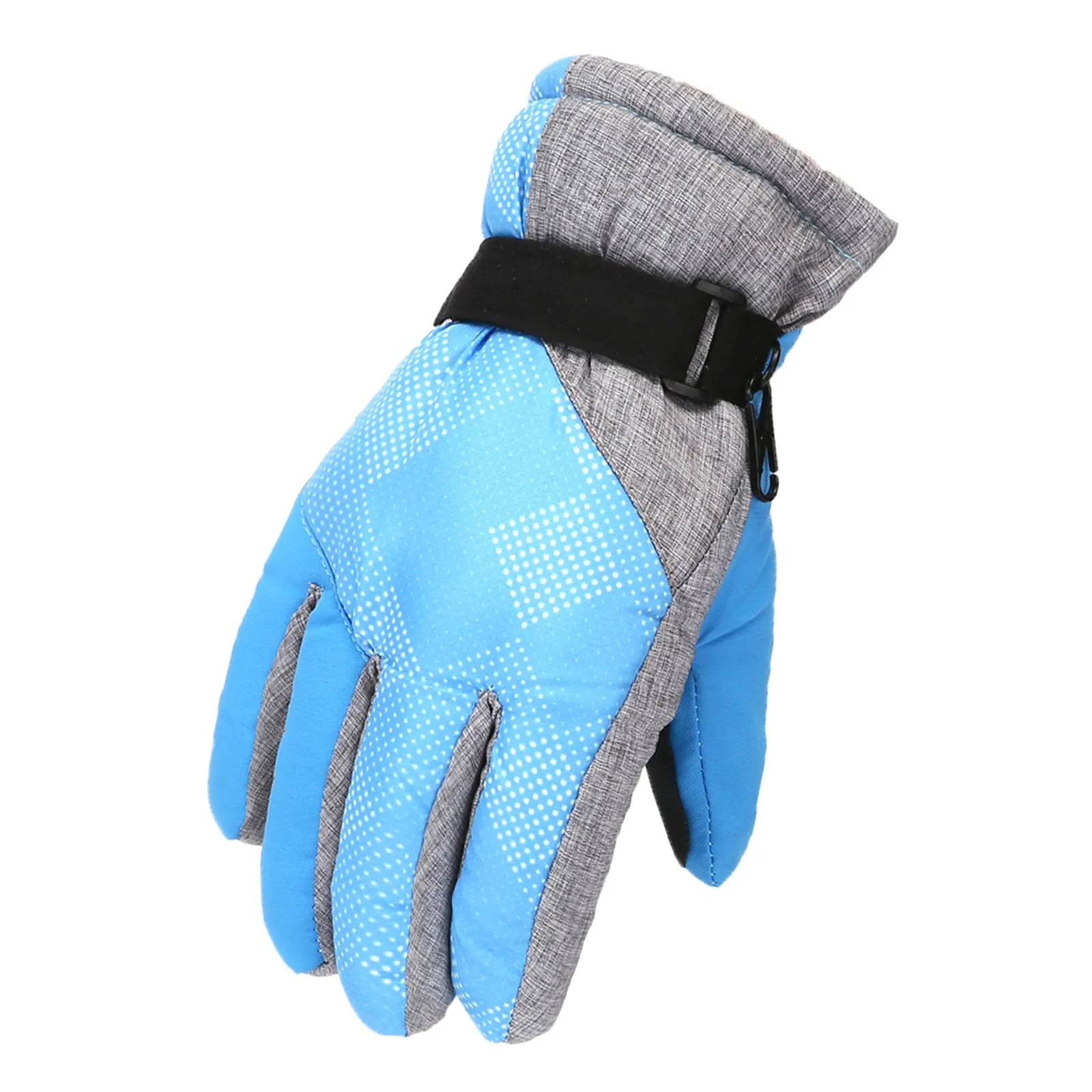 Winter Thicken Children Ski Gloves Cold Weather Waterproof Snowboard Mitten Kids Boys Girls Warm Outdoor Kids Windproof Gloves