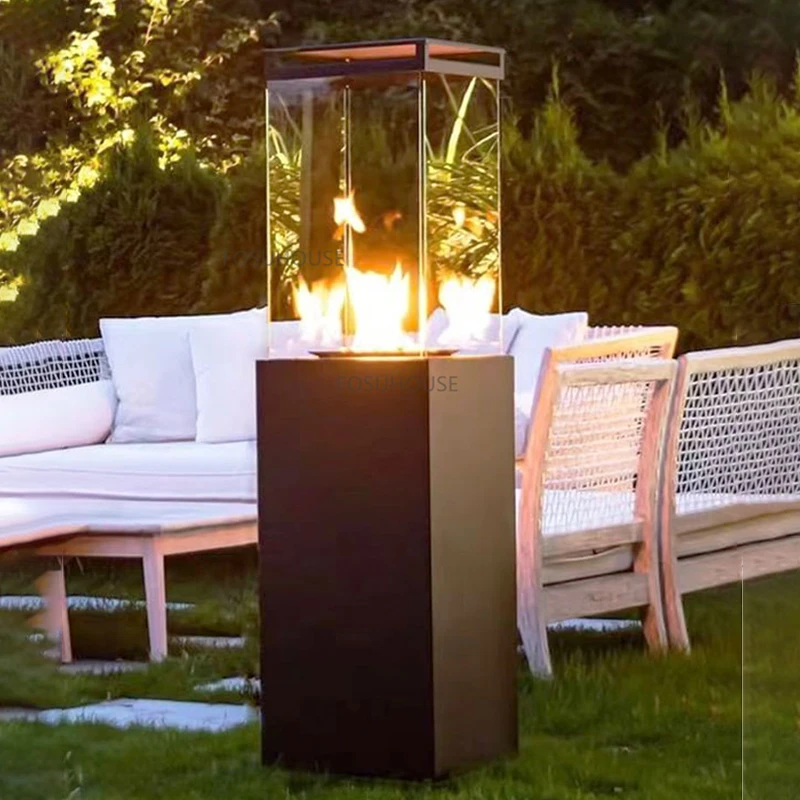 Modern Glass Heaters For Garden Supplie Outdoor Heating Stoves Light