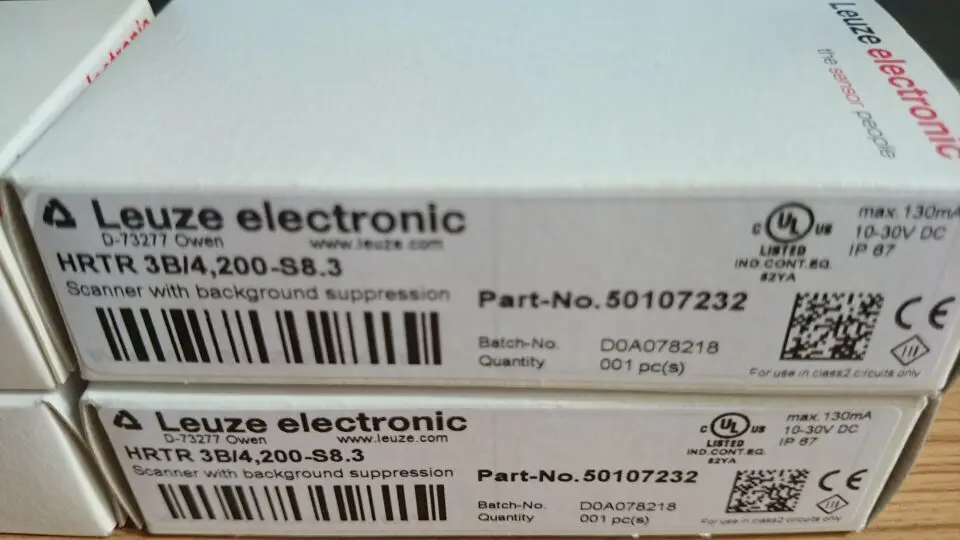 

HRTR 3B/4,200-S8.3 New original LEUZE Photoelectric Sensor Induction switch Eye