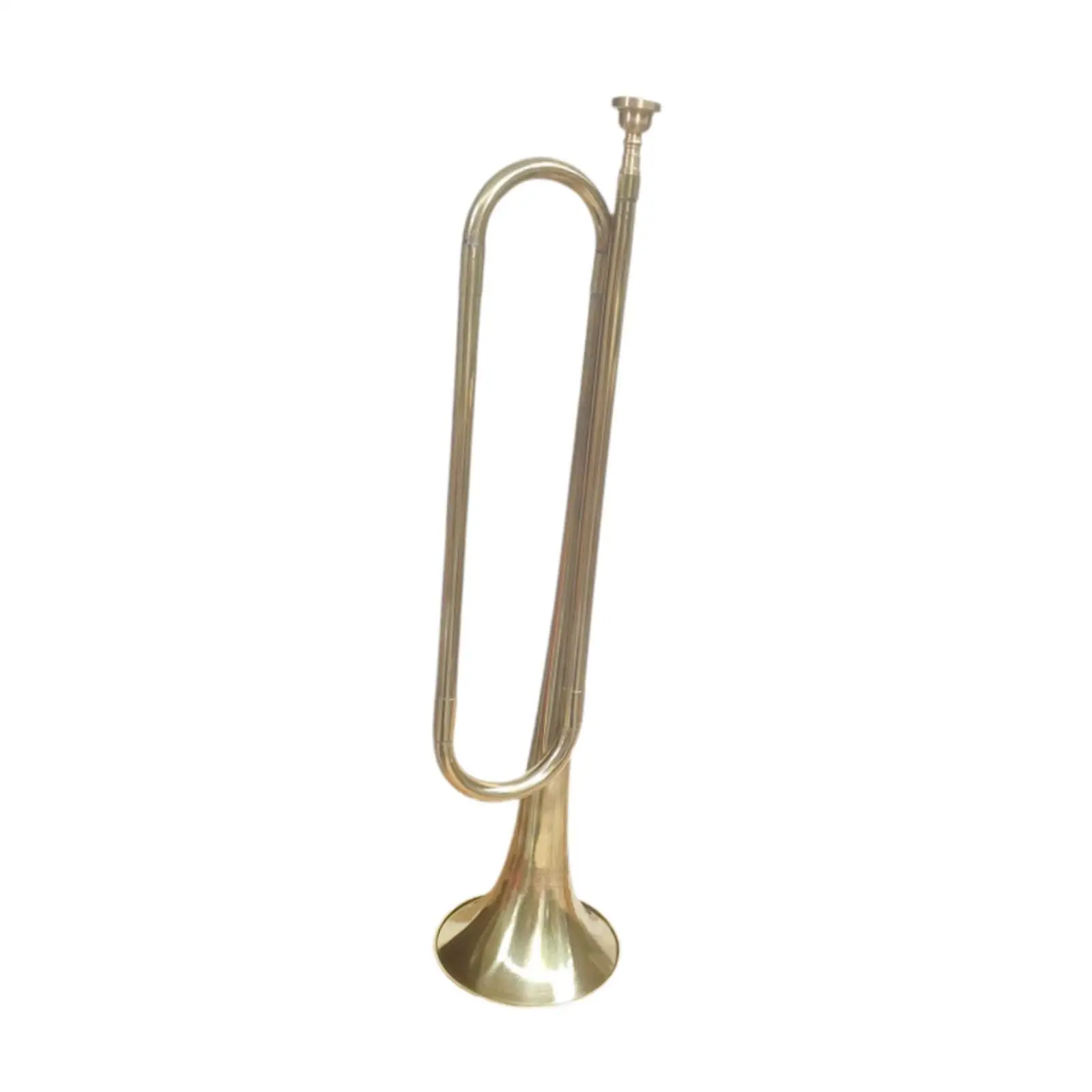 C Flat Bugle Golden Trumpet Portable Trumpet Instrument Professional Marching