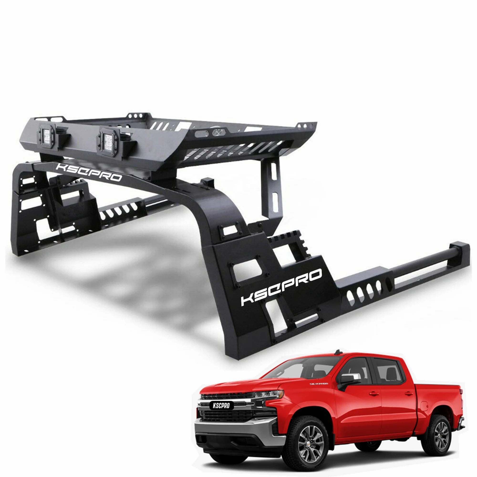 

KSCPRO Off-Road Roll Bar Sports Bar For Chevrolet Silverado 1500 2023 With Led Light