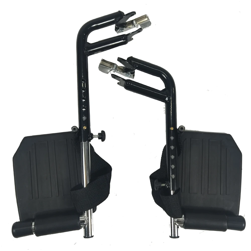 Wheelchair Elevating Legrests ，Composite Footplates Non-Padded Calf Supports,for Standard Wheelchairs,1 Pair 3