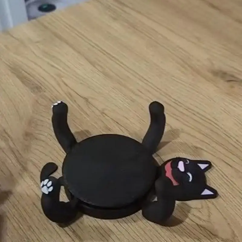 Funny Coaster 3D printed Cat cup mat Coffee Mug Drinks Holder Tableware Creative Drink Coaster for Home Bar Party Decorations