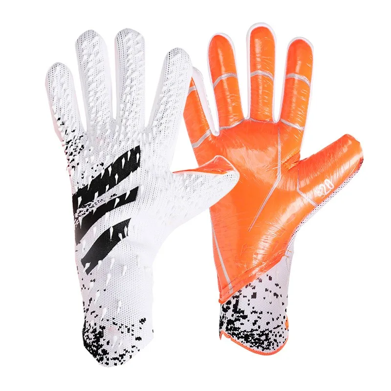 

2024 Football Goalkeeper Gloves Thickened Teen Adult Latex Fingerless Training Breathable Comfortable Football Long Gloves