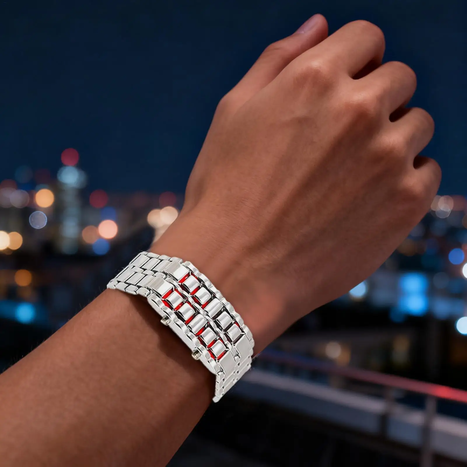 Digital Watch Daily Water Protection Device LED Digital Mens Watch For Family Friends Office Social Events Holiday Indoor