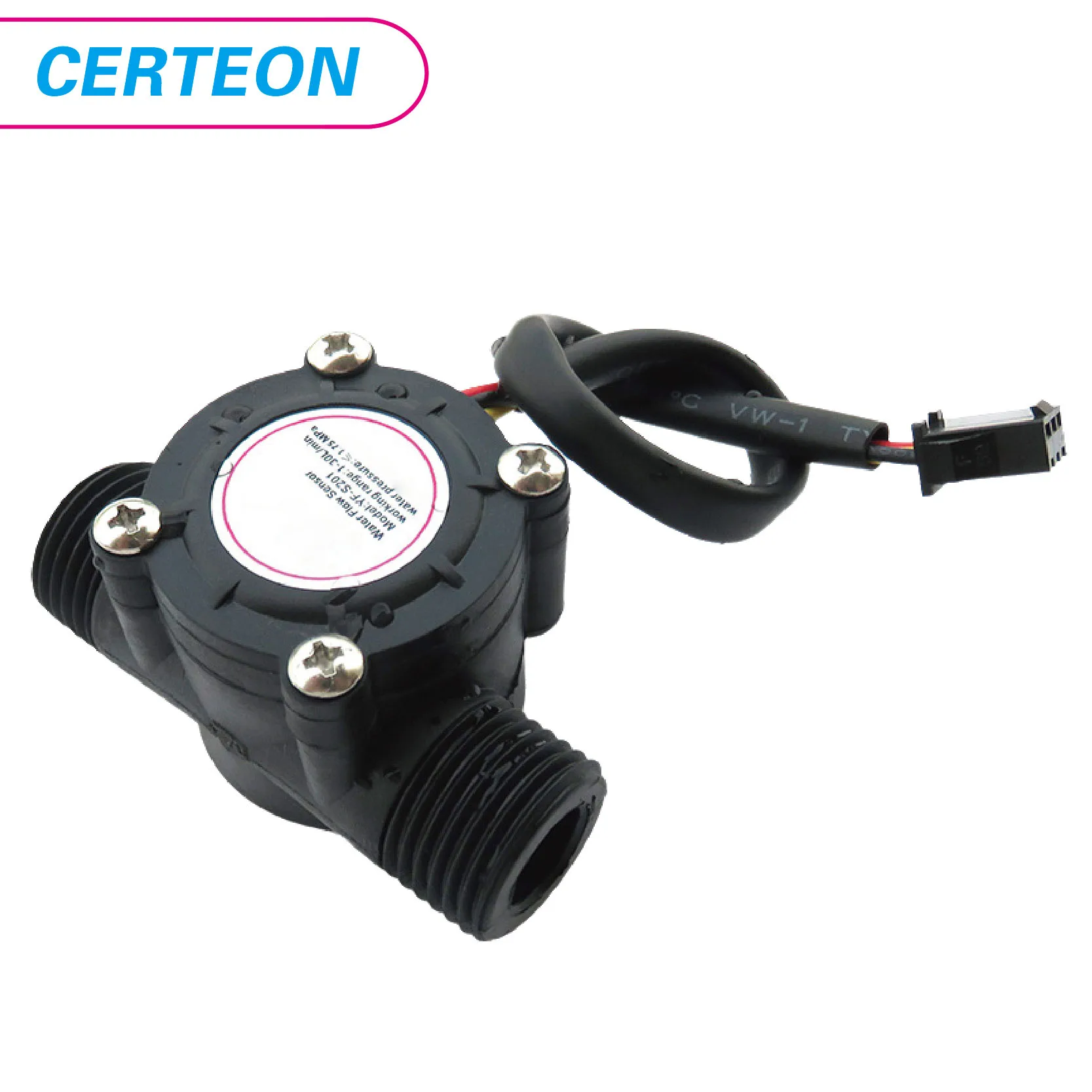 YF-S201 YF-S201B YF-S201C 1/2" Water Flow Sensor G1/2" Hall Effect Flow Meter for Water Heater