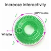 Dog Chew Toy Durable Squeaky Thorn Ring Interactive Sound Training Natural TPR Rubber Teeth Cleaning Grinding Non Toxic Puppy 4