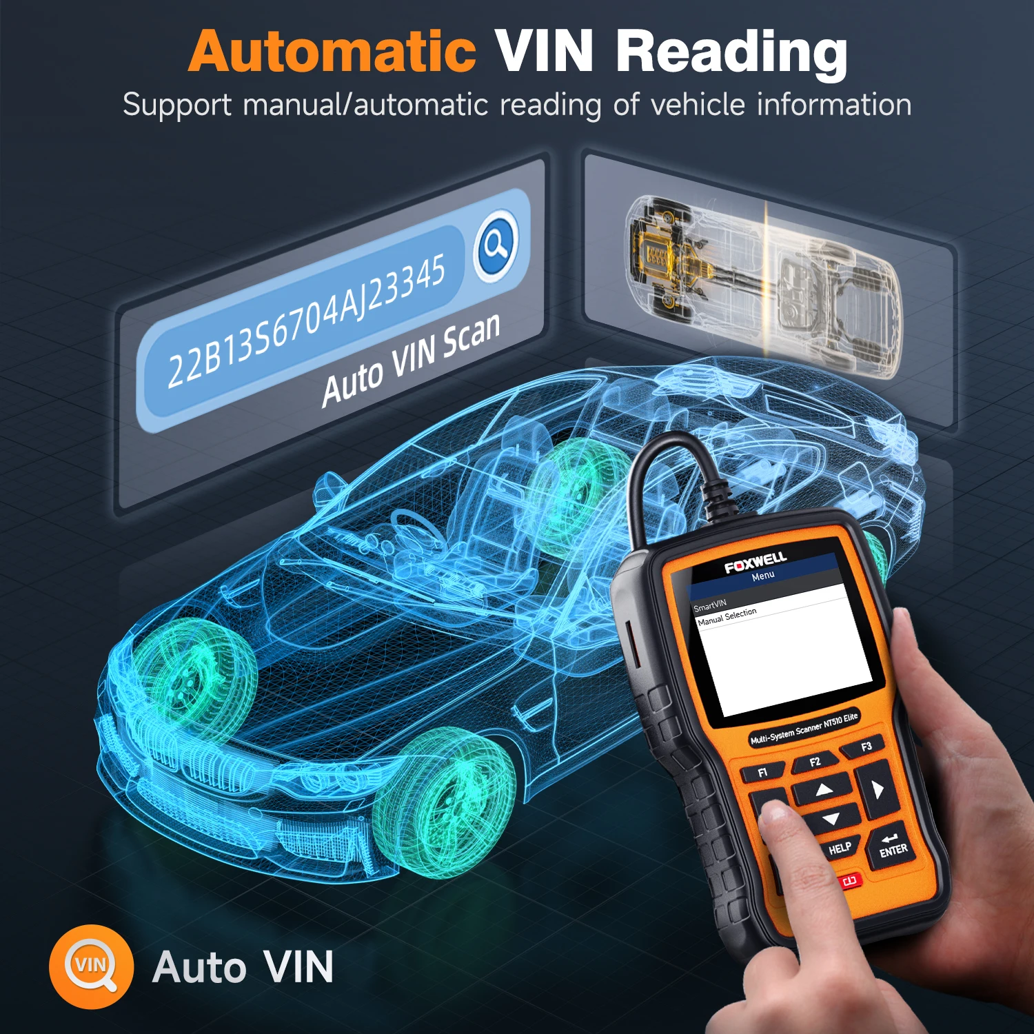 FOXWELL NT510 マセラティ診断機