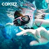 COPOZZ 2023 Scuba Diving Mask Set Anti Fog Goggles with Snorkel Glasses Tube Adjustable Strap for Women Men Adult Swimming Mask 6