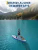 10.6ft Inflatable Stand Up Paddle Board for Adults, 320x81x15cm SUP Board with Non-Slip EVA Deck, Camera Mount & Accessory Kit
