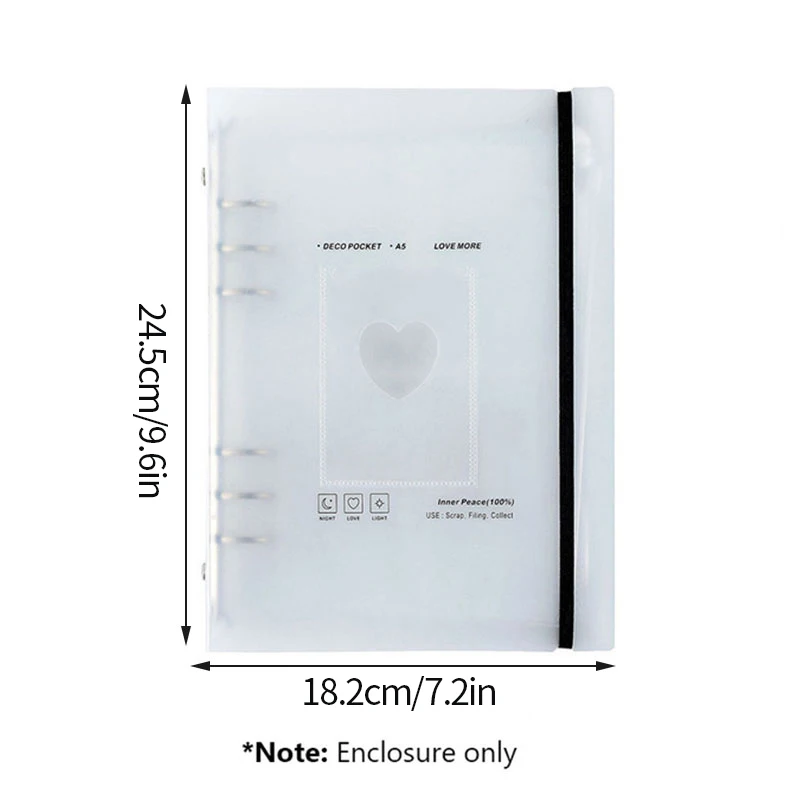 Kpop Photocard Binder Album - Heart Design Stationery & Birthday Gift