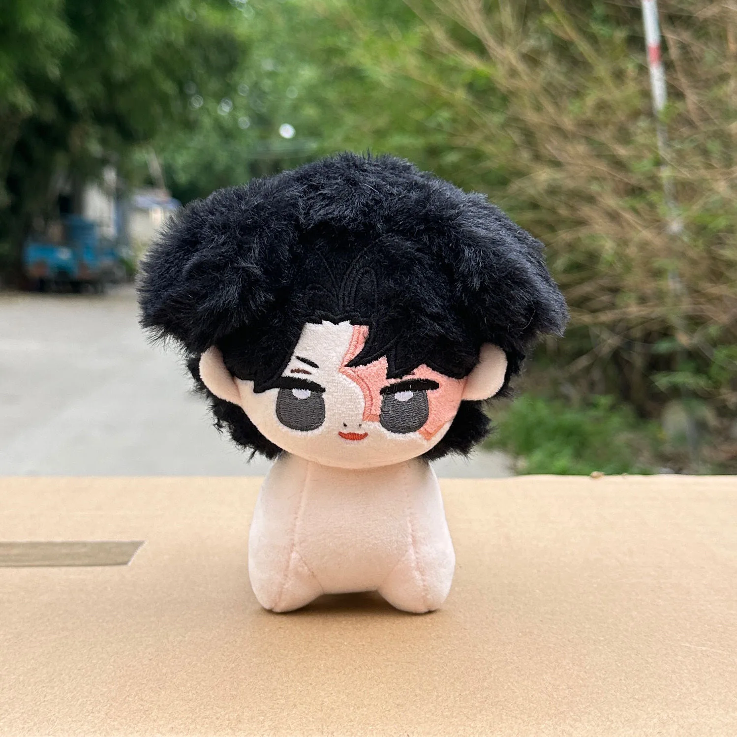 

Персональный персонаж, V косплей, персонаж Обманщика, персонаж, композитор, тело щенка, 10 см, милая плюшевая мини-кукла, мягкая подвеска, брелок, игрушки