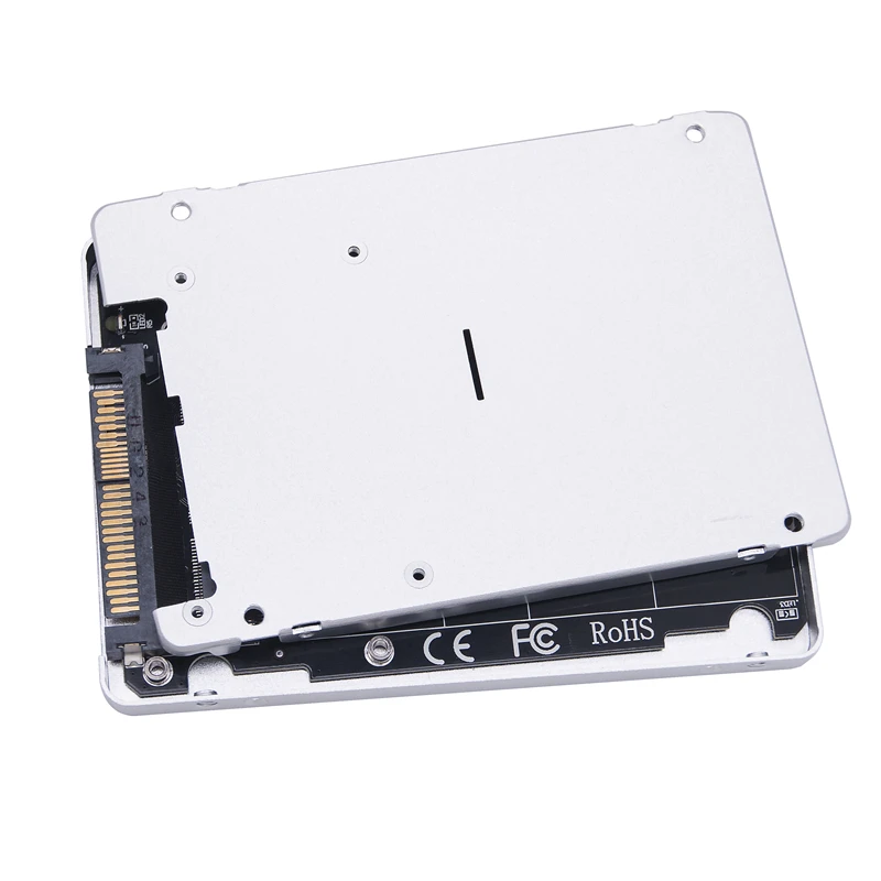 M.2 SSD to U.2 Adapter 2 in 1 M.2 NVMe SATA-Bus NGFF SSD to PCI-e U.2 SFF-8639 PCIe M2 Adapter Converter for Desktop Computers — view 6