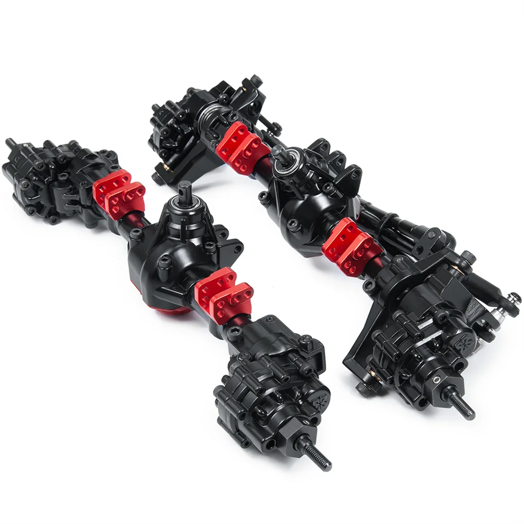 

Передняя и задняя портальная ось из алюминиевого сплава для Axial SCX10 II 90047 90046 1/10 RC Rock Crawler автомобильные обновленные детали