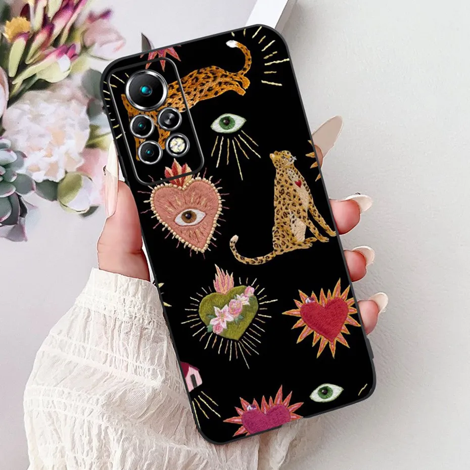Sleek Black Silicone Soft Back Phone Case - New Design